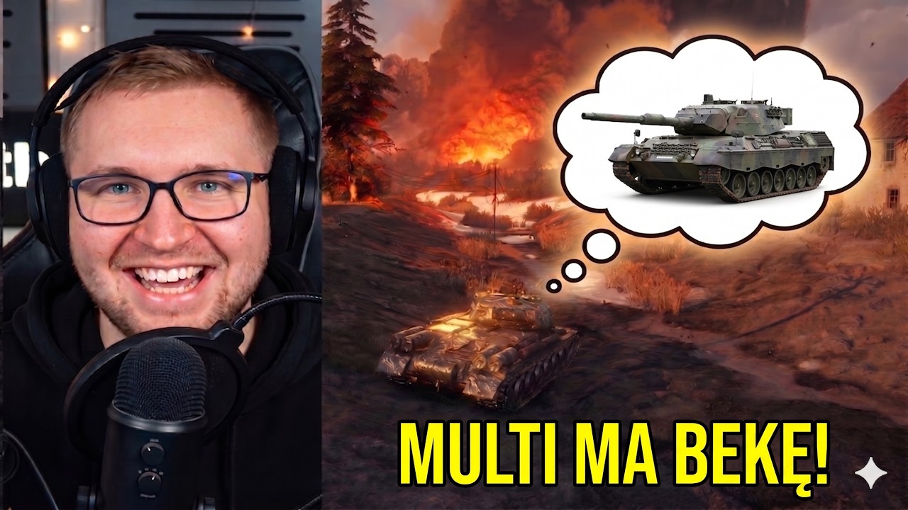 Zagrał IS-4 jak LEOPARDEM! - MULTI PŁACZE XD