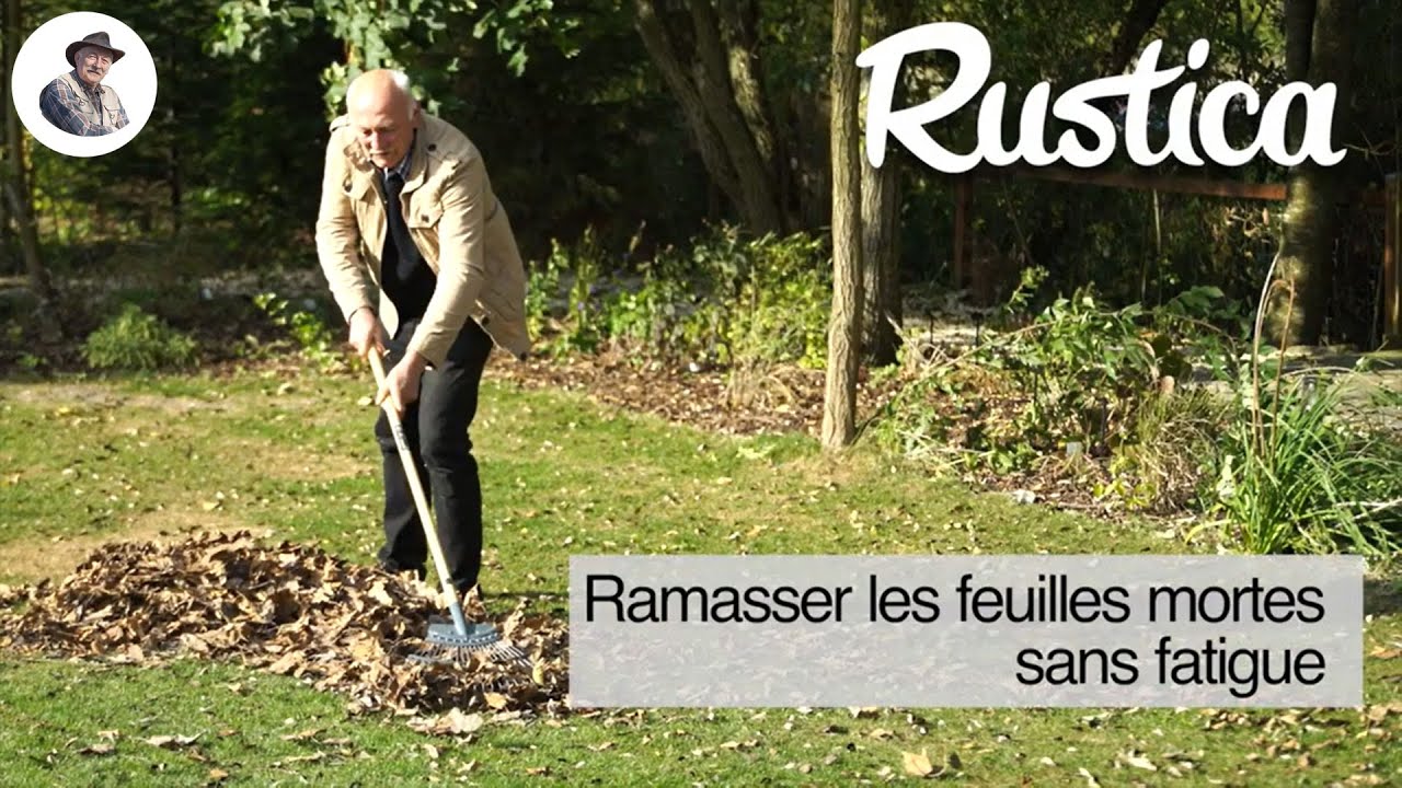 Ramasser les feuilles mortes sans se fatiguer