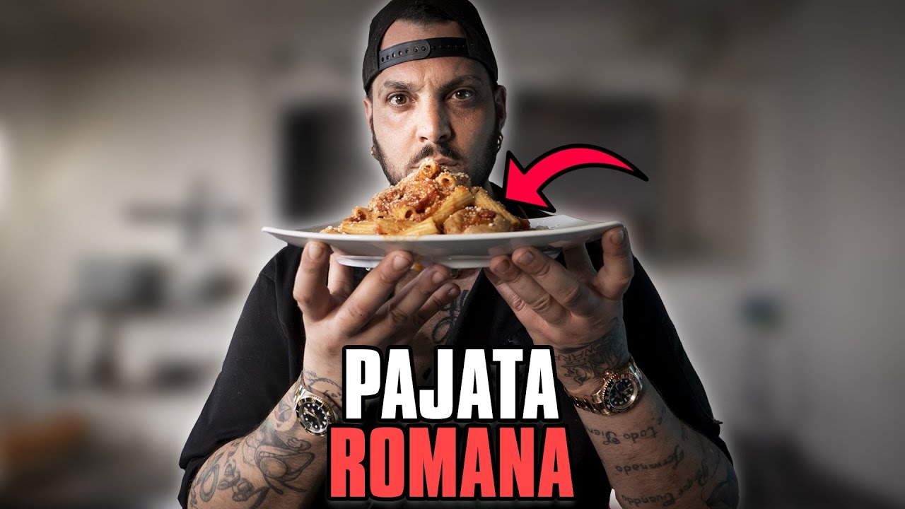 RIGATONI con la PAJATA la migliore RICETTA povera romana