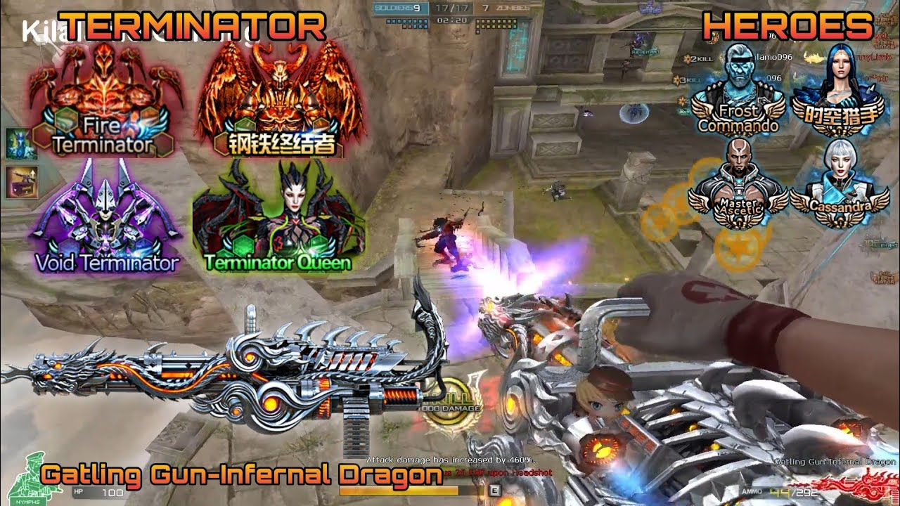 Gatling Gun-Infernal Dragon (VVIP) | Zombie Void | Crossfire Philippines