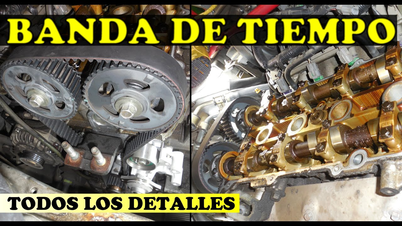 Cambio completo de banda de tiempo, bomba de agua, tensor, poleas y  tapa de valvulas mazda