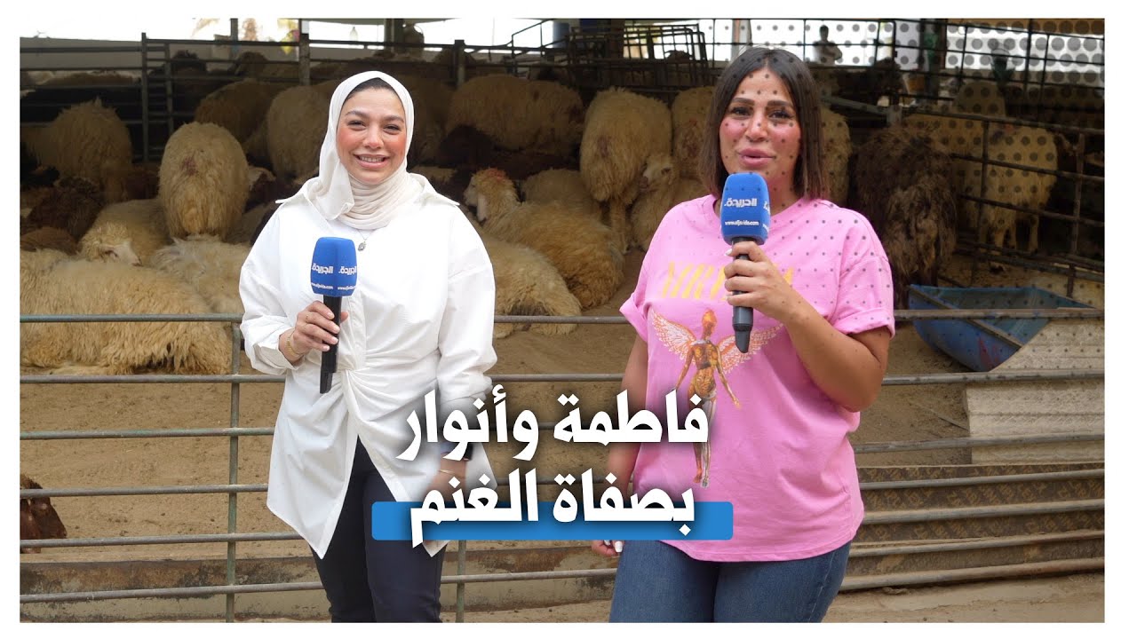 فاطمة وأنوار.. في صفاة الغنم
