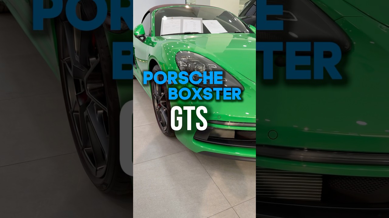 🔥 Porsche Boxster GTS &mdash; это не просто кабриолет, это вершина линейки Boxster! 🏁💨