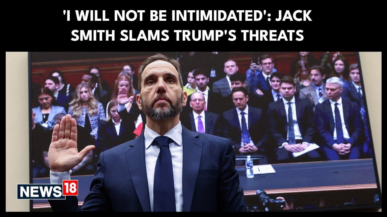Jack Smith Fierce Grilling | 'I Will Not Be Intimidated' Says Jack Smith in Heated House Hearing