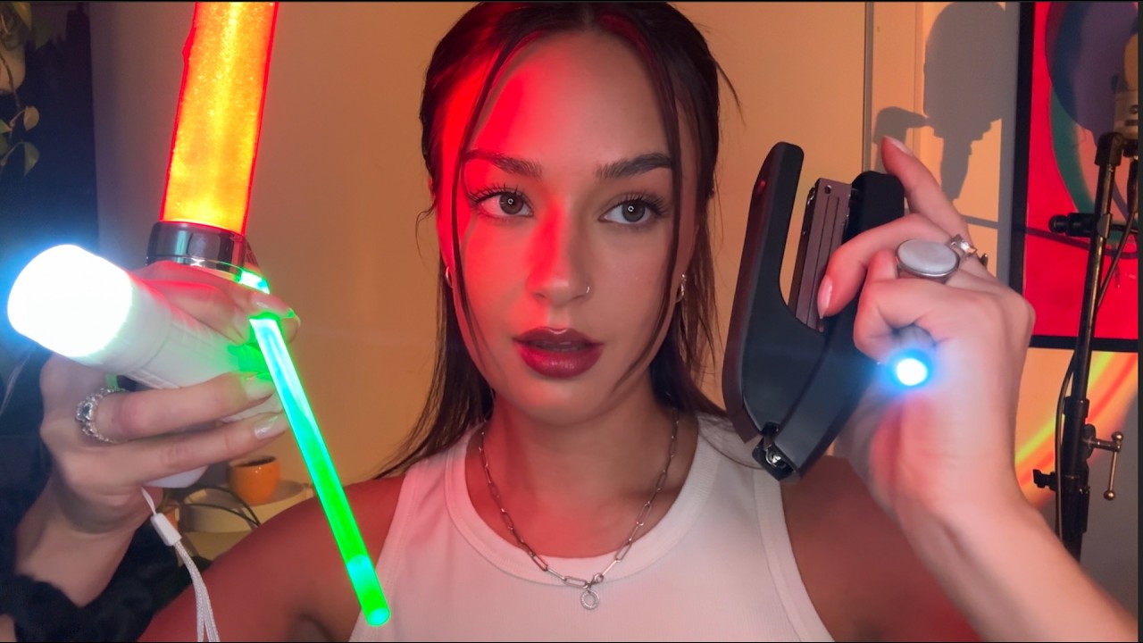 [ASMR] scanning you & taking your picture (fast)