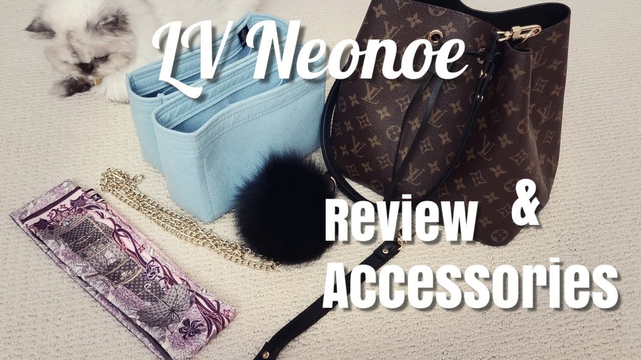 LV NEONOE: FULL REVIEW AND HOW TO ACCESSORIZE. A Bag with Lots of Options
