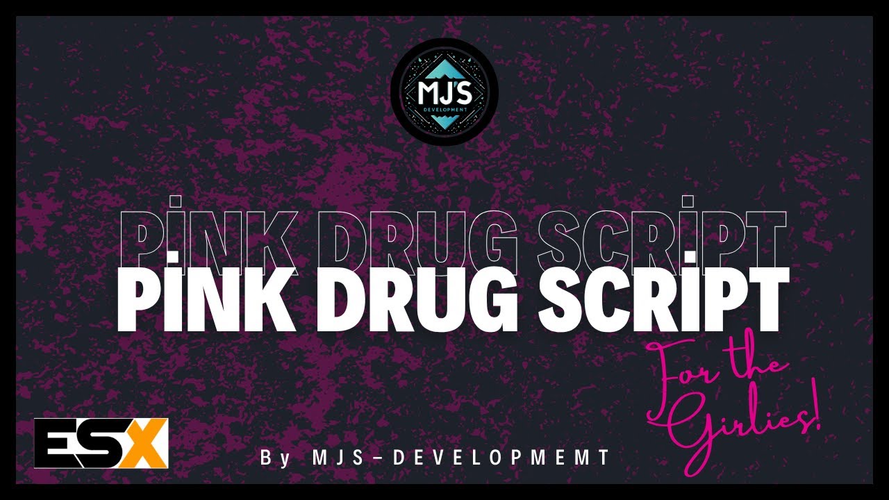 Pink Drug FiveM Script by MJS Development | ESX