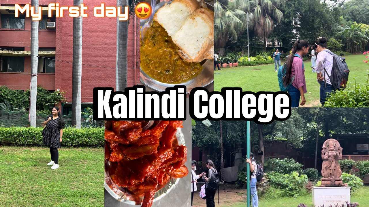 My first day at Kalindi College ❤️🫶| Delhi University | Barkha Sahni |