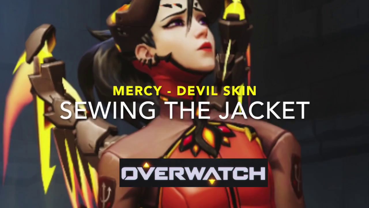 Making the Jacket -  Devil Mercy Cosplay