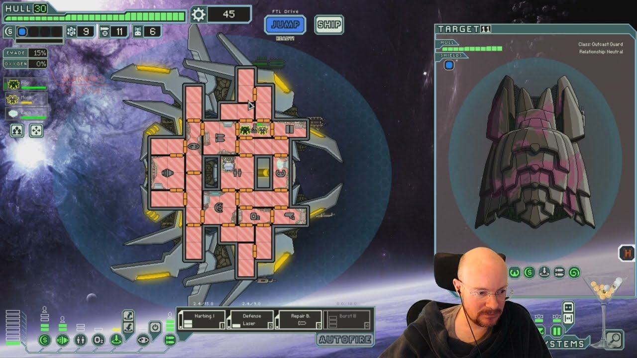 FTL Multiverse Mod, Normal Mode, WITH pause! Occam's Razor, 2nd run
