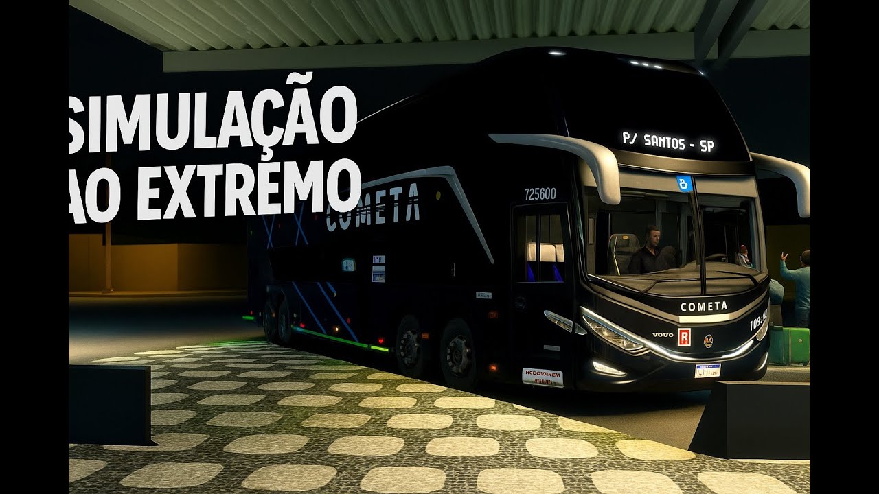 EURO TRUCK SIMULAOR 2 MAPA RBR | PARADISO G8 1800DD | SÃO PAULO/SP x SANTOS/SP