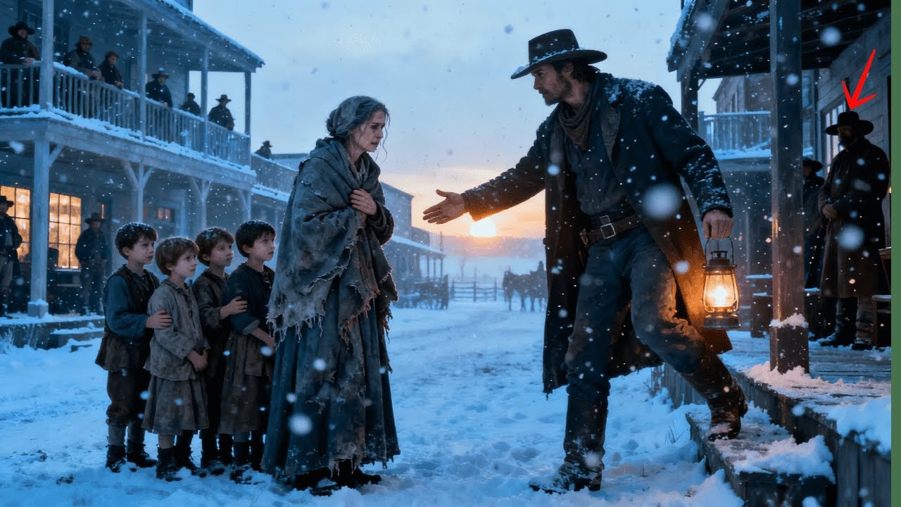 The Widow Was Rejected by the Whole Town — Until the Rancher Said, “You’re Safe Here”