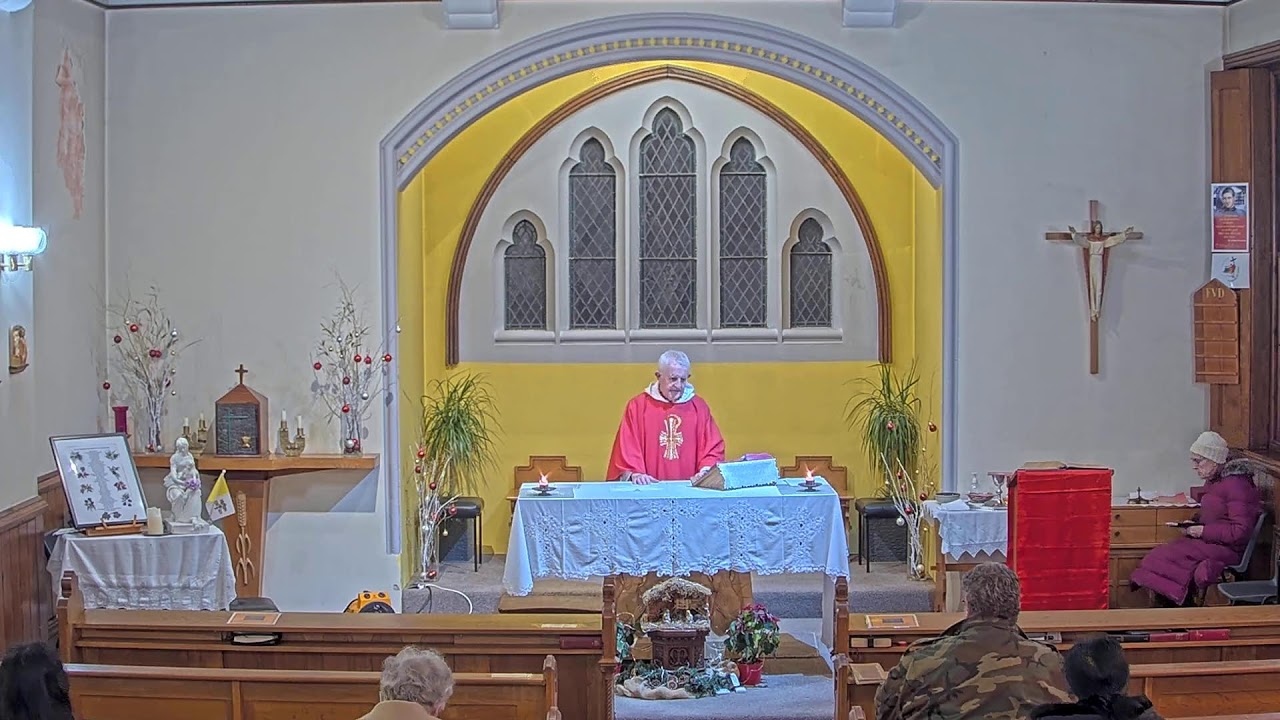 Wednesday 21.1.2026 6.45am Morning Prayer and Mass