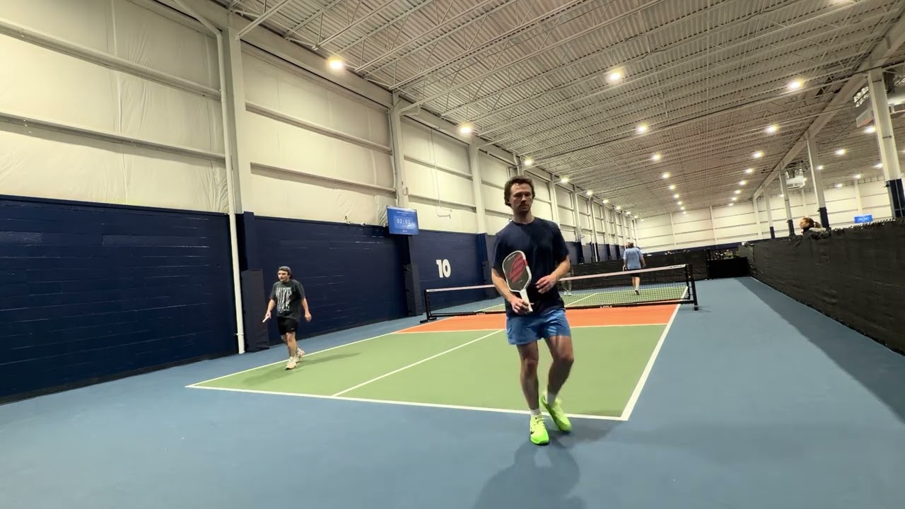 4.5 Pickleball. Creating Creative Shots with Drives and Drops. Fun Watch. Dan/Matt vs Sam/Jeremy 3