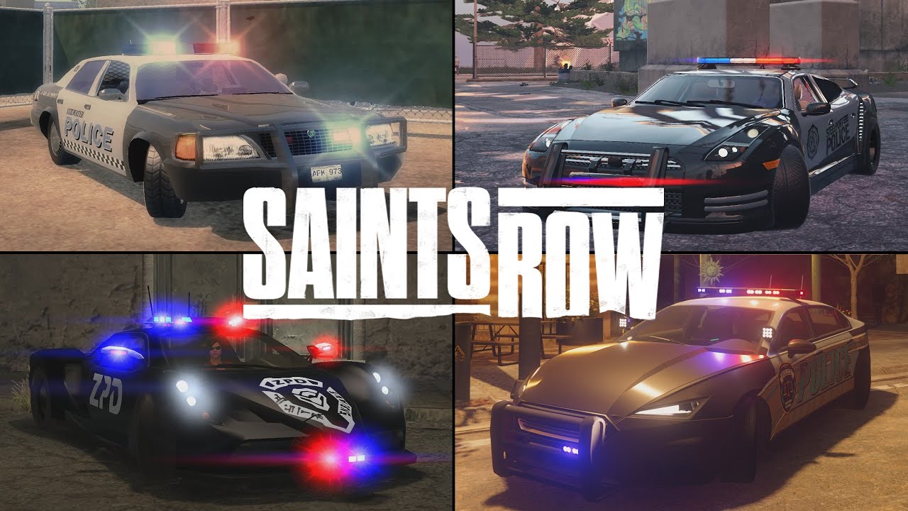 Evolution of EMERGENCY VEHICLES in SAINTS ROW games (2006-2022)