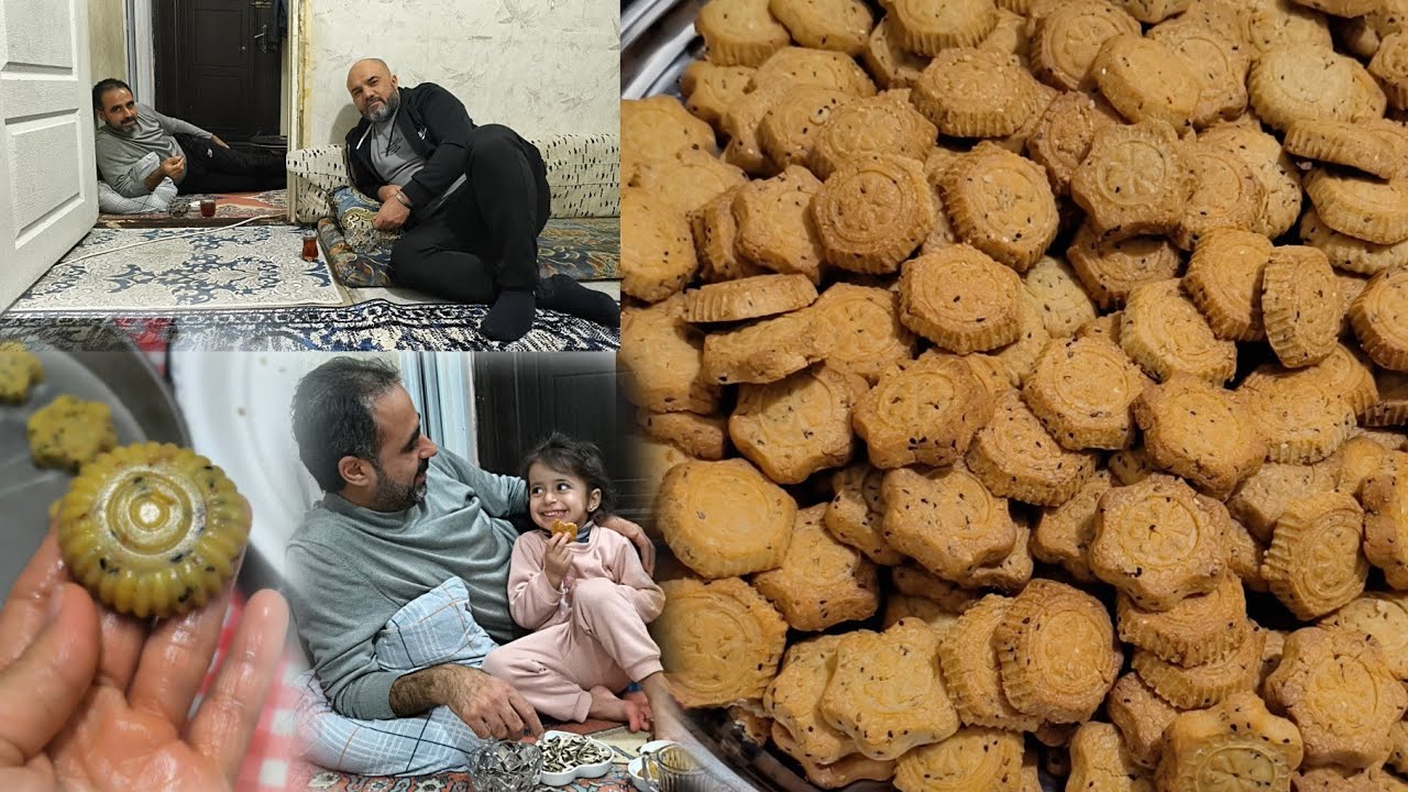 اليوم عنا اجواء العيد 🥰 اشتهينا  على الكعك 😋 سويناها تابعوا للاخير 🤗