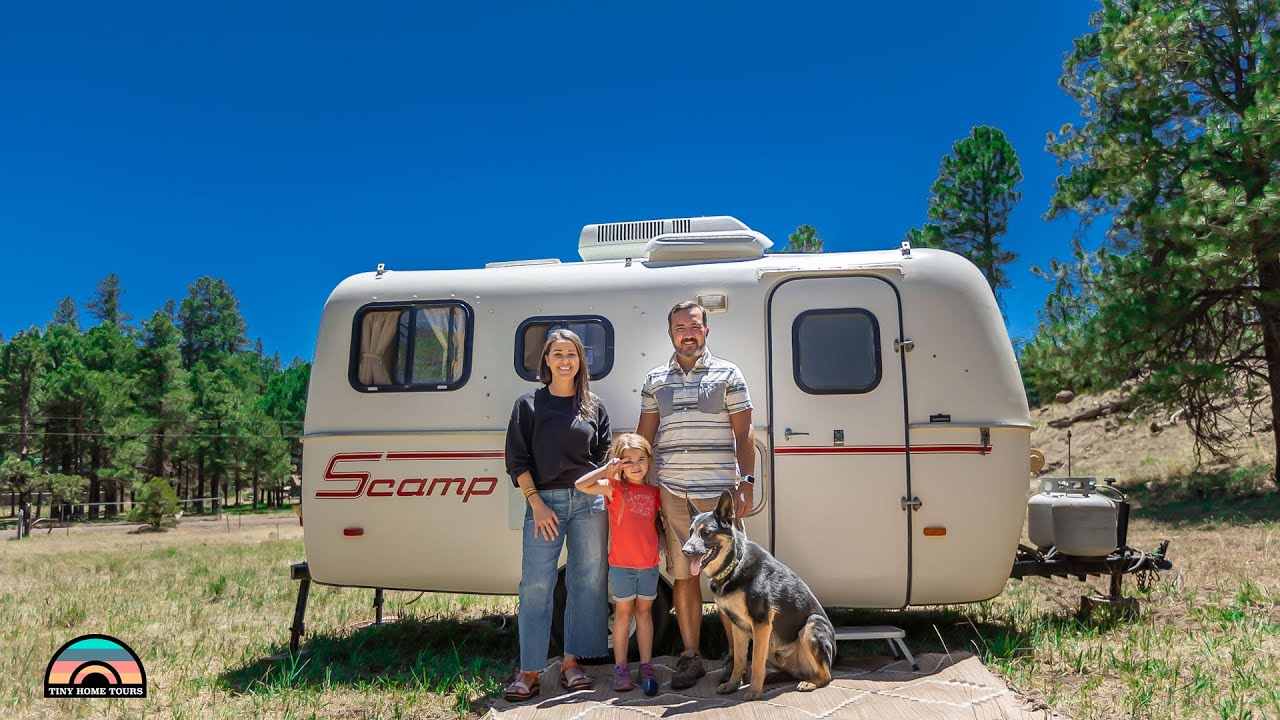 Family's Renovated Scamp Trailer - Adventure Tiny House