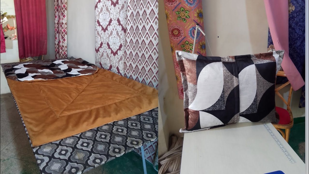 الطريقة الصحيحة للخياطة كوفرلي مع الوسادة 🪡💪