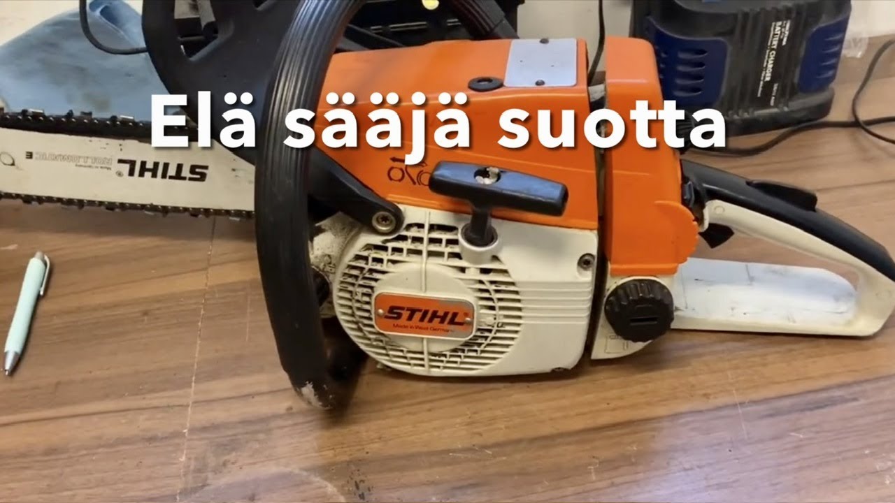 Mite vanhan moottorisahan saa huippukuntoo? | Stihl | Hurqvarna | Jonsered