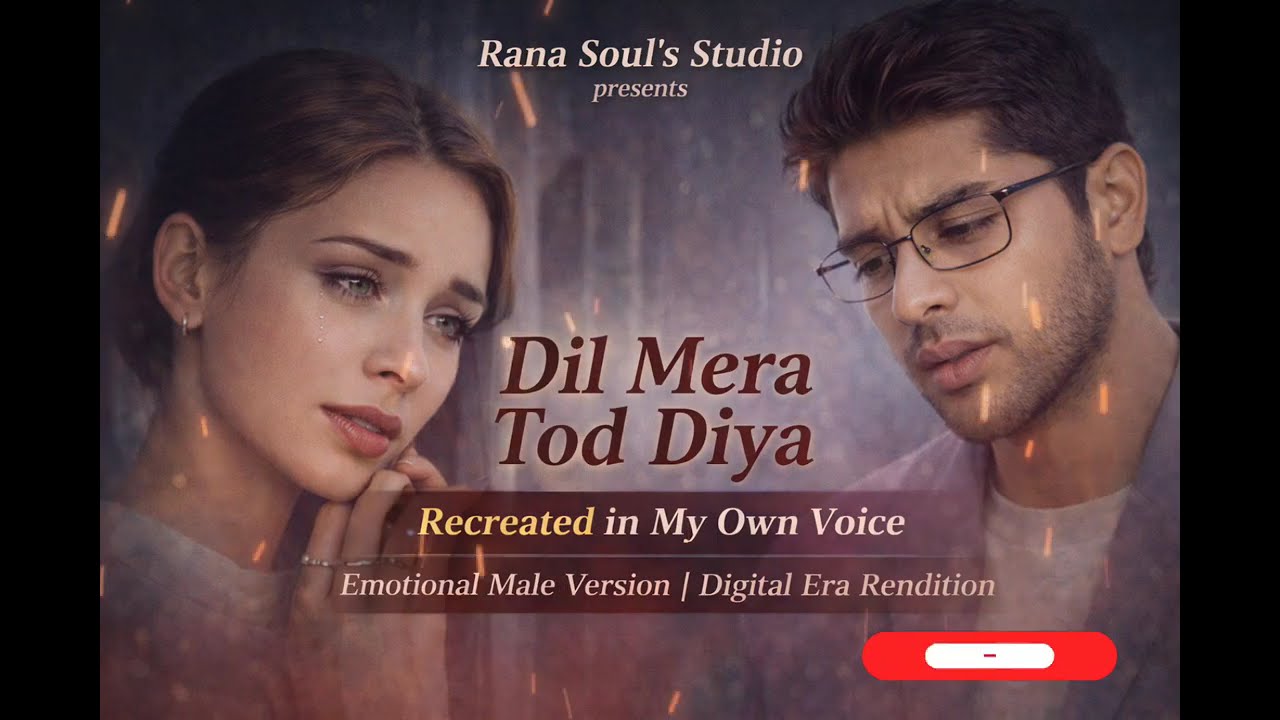 Dil Mera Todd Diya – 💔|My Own Voice | Broken Heart Male Rendition | Slowed Echo Feel