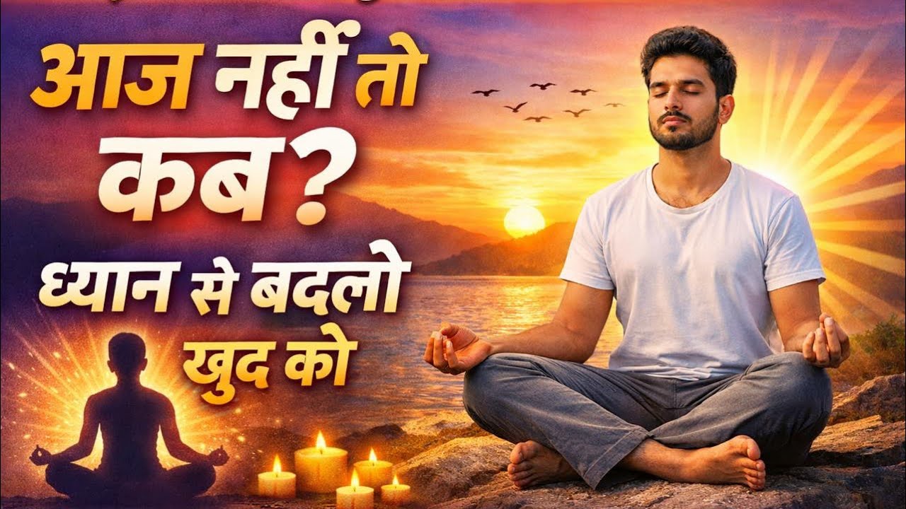 शाम का ध्यान Day 4 | रुको… साँस लो… ध्यान करो