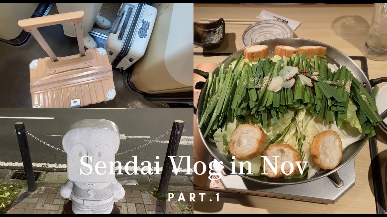 Sendai vlog in Nov part.1🍥