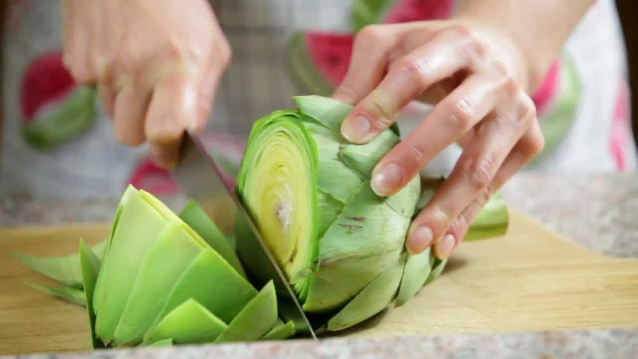 How to Trim & Clean Artichoke's Heart