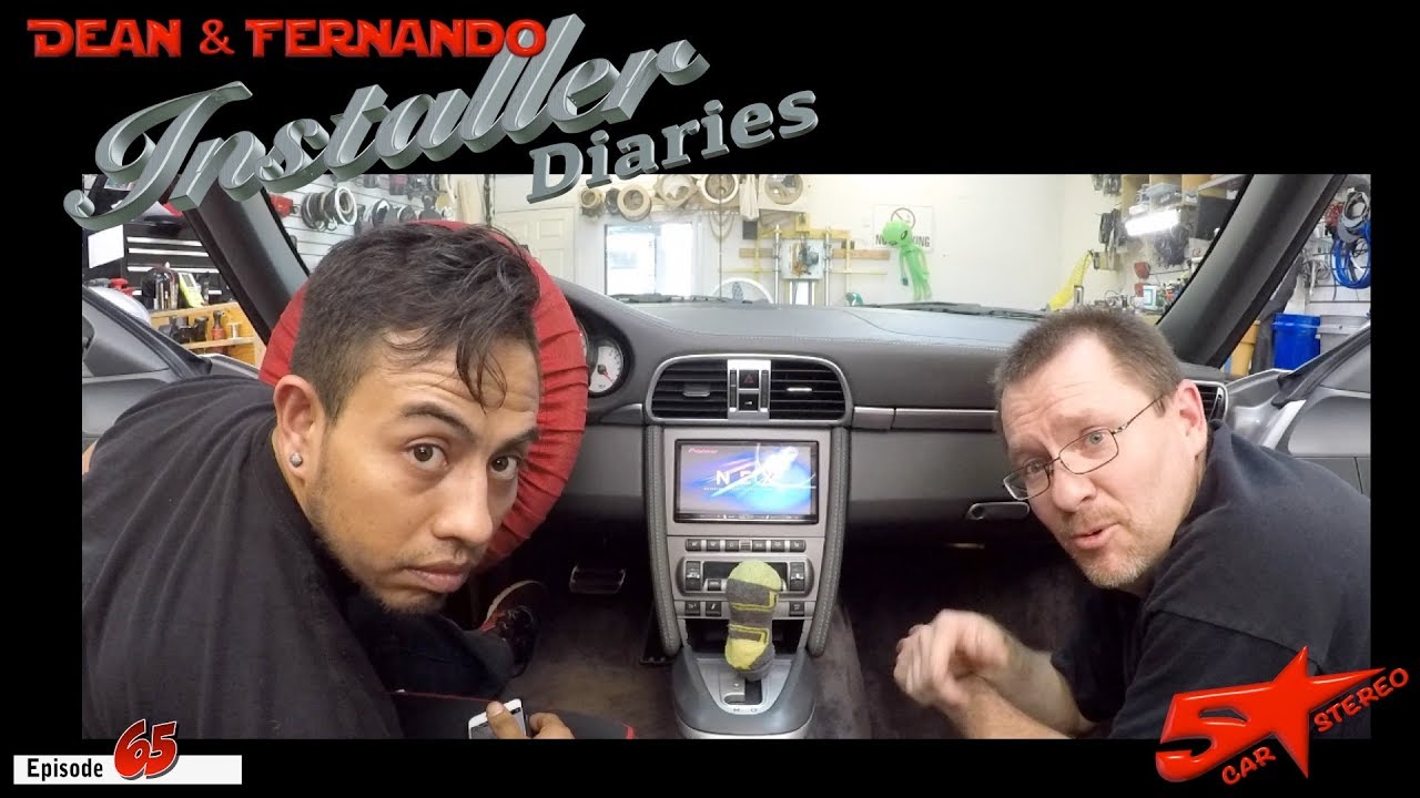 Porsche 911 + NavTv + Pioneer = Happy customer  Installer Diaries 65
