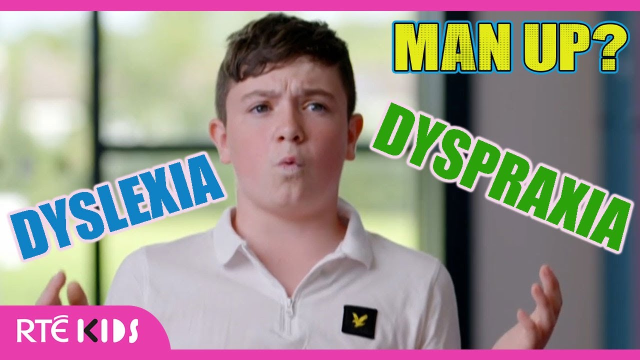 🌟 Oisín on Having DYSLEXIA and DSYPRAXIA! | 'A Badge of Honour!' | Man Up? | @RTÉKIDS​