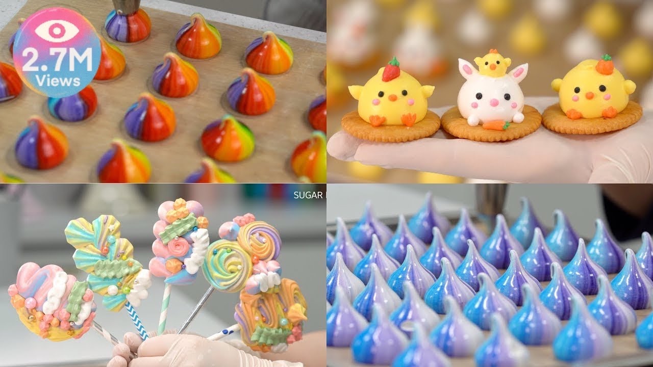 21 Kinds of Meringue Cookies I made!
