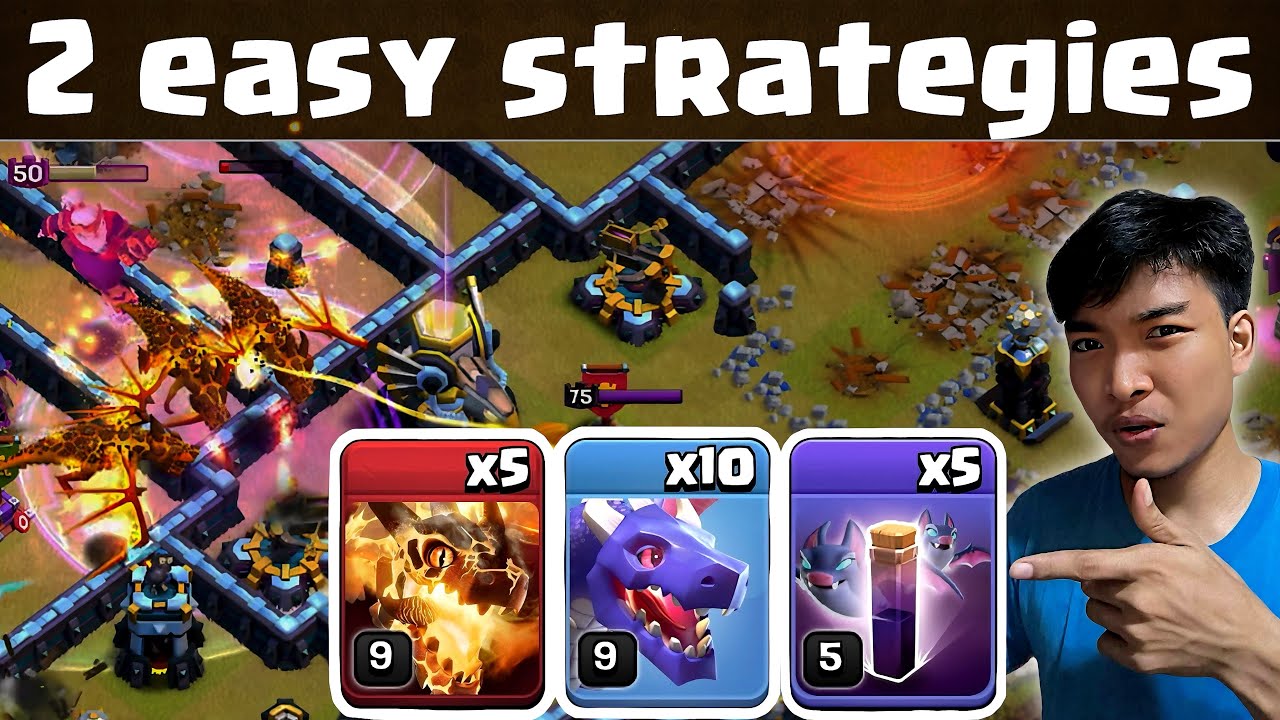 Dalawang strategies na pwede mong gamitin kung nahihirapan ka maka 3 star sa Th12 to Th14
