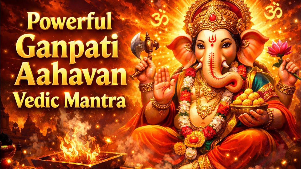 Powerful Vedic Ganapati Mantra | OM GANANAAM TVAA GANAPATIM HAVAMAHE | Remove Obstacles