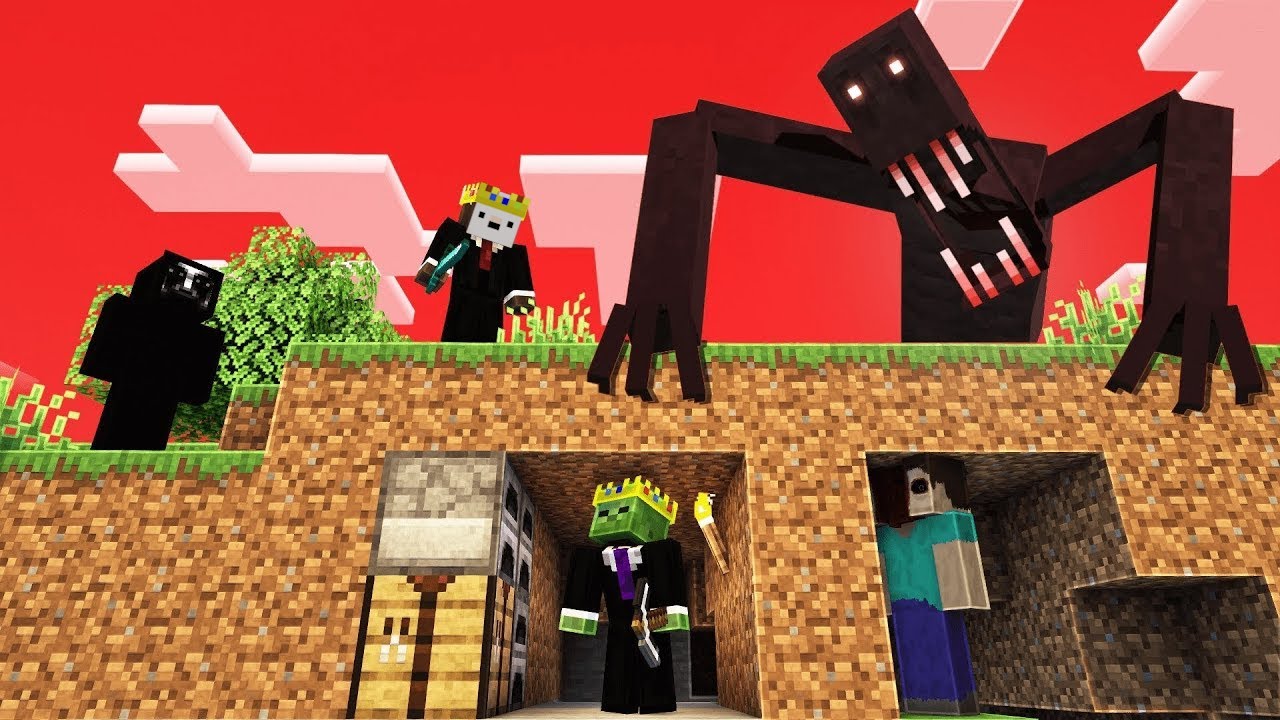 I Added HORROR MODS To Minecraft Manhunt
