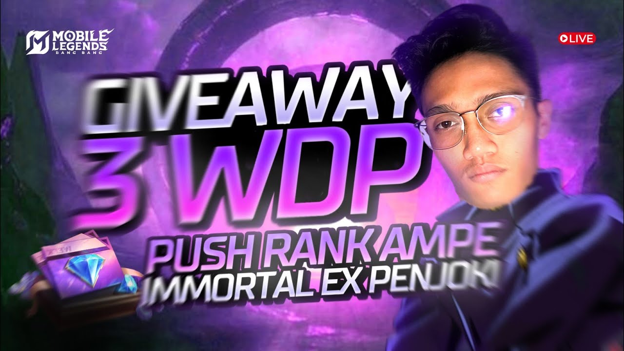 Push Rank Sampe Immortal Ex Penjoki - Mobile Legends
