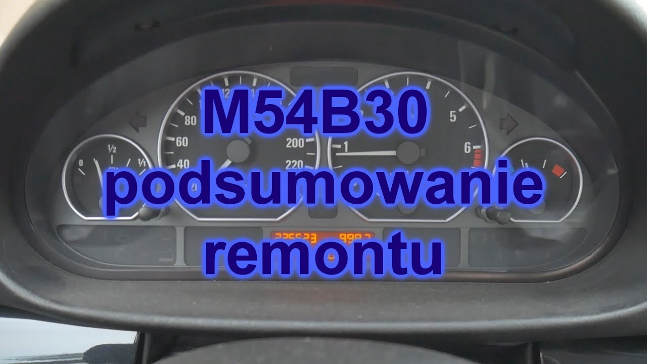 M54B30 podsumowanie remontu, nowy projekt BMW E46