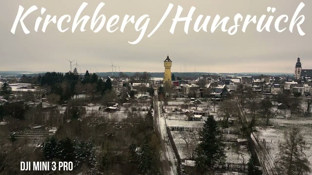 DJI Mini 3 Pro: Kirchberg/ Hunsrück 29.01.2023