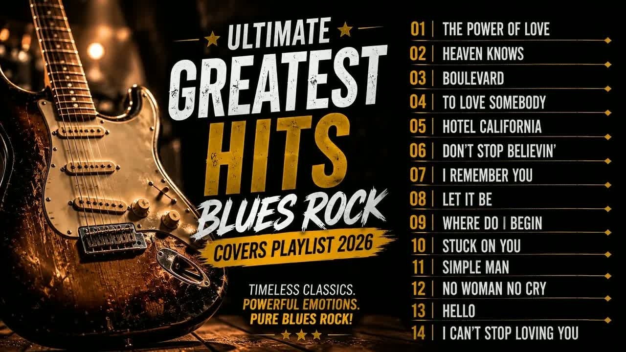 Ultimate Greatest Hits Blues Rock Covers 2026 🎸 Timeless Rock Ballads & Legendary Love Songs