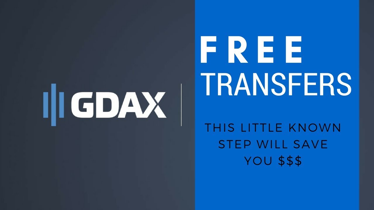 😳GDAX FREE Transfer Tutorial how Transfer to Another Exchange w/NO FEE 🤑 Crypto Video by WSM