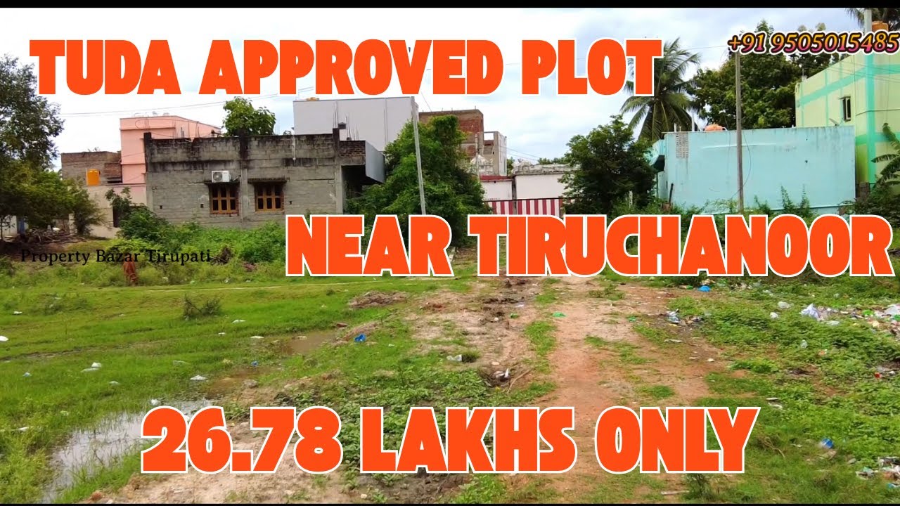 💥TUDA Approved Plot @26.78 Lakhs✨4th Plot to 100ft Master Plan Road🏡Loan Avail🚀Ready to Construct🛠️