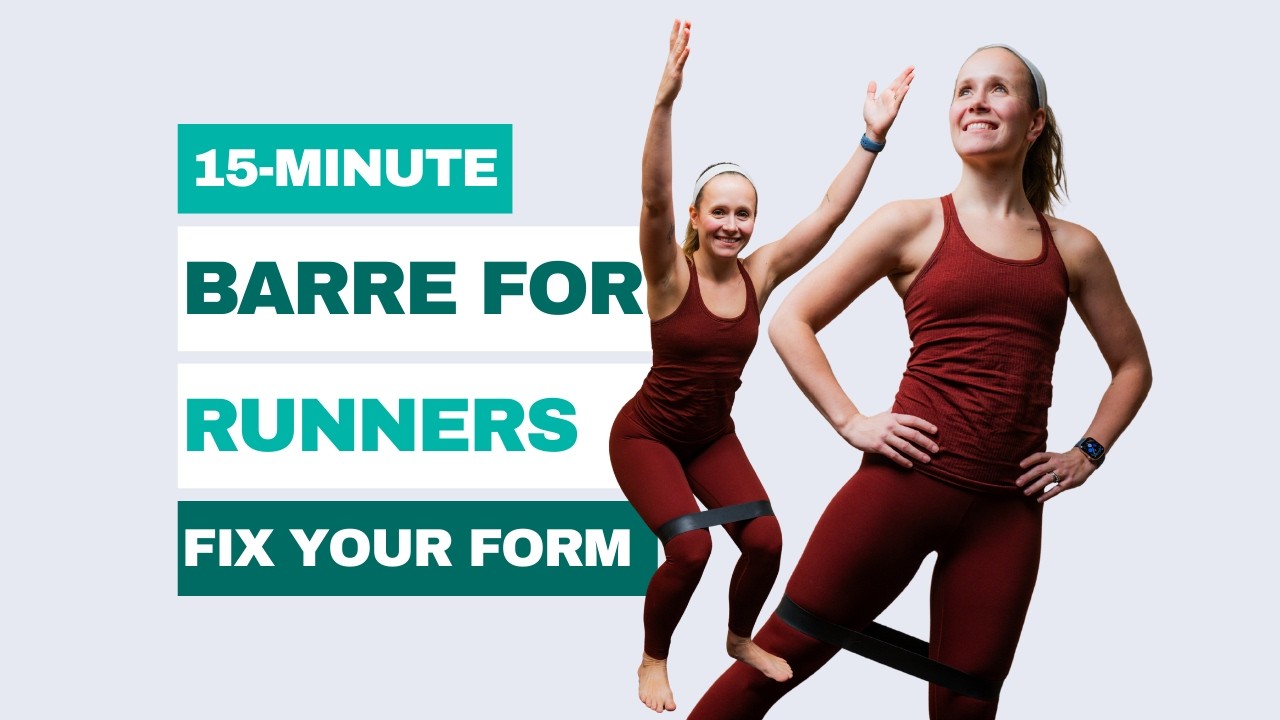15-Min Barre for Runners: Pelvic Stability & Glutes | Resistance Bands
