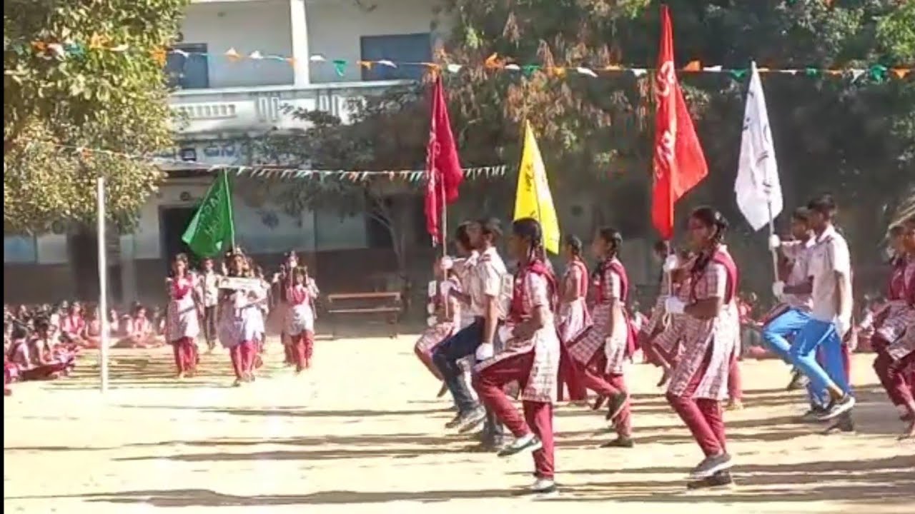 GROUPS MARCH PAST  - 26th JAN 2023 - ZPHS JAGATHGIRINAGAR, medchal