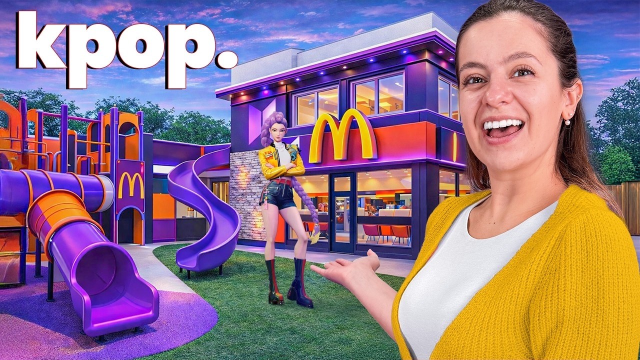 ¡Abrimos McDonalds KPOP DEMON HUNTERS en la vida real! ⏰ Desafío de 24 horas | Ninna y Matti