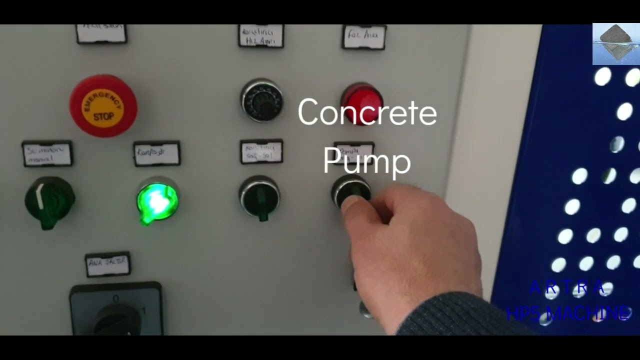 HP5 Machine for Production lightweight concrete