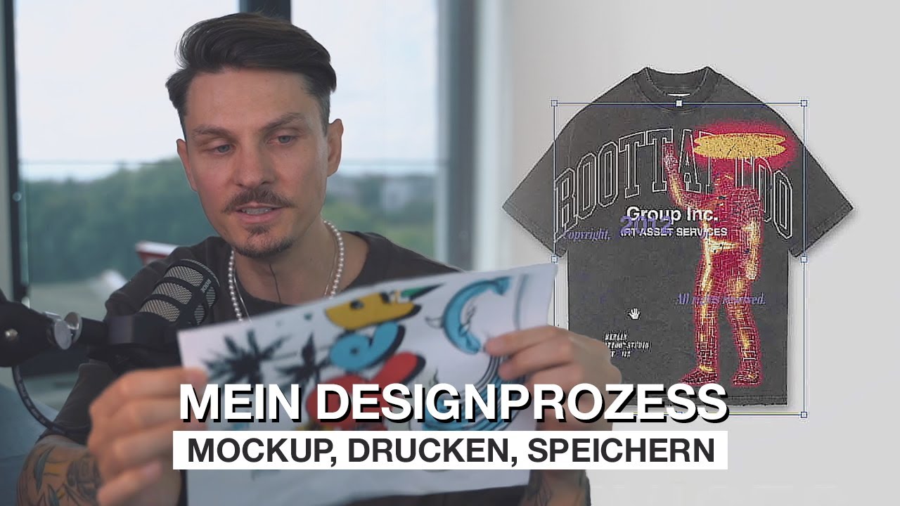 SO BAU ICH MEINE T-SHIRT DESIGNS. Mockup, Drucken & Richtig Speichern - Teil 3