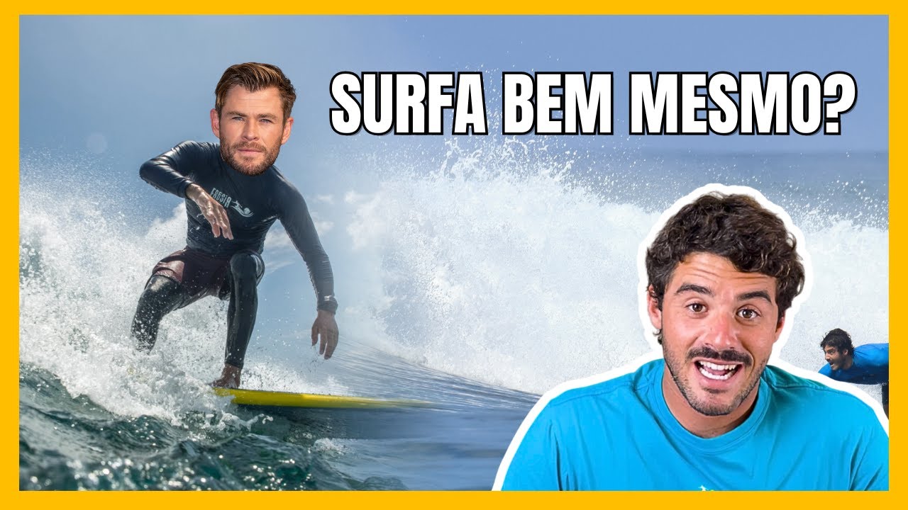 ANALISEI O ATOR DO THOR SURFANDO! Chris Hemsworth