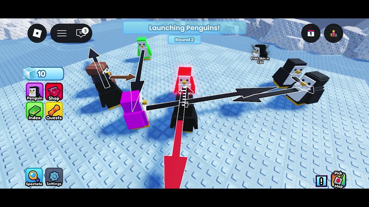 Pinguïn knock-out #pinguin #knockout #roblox