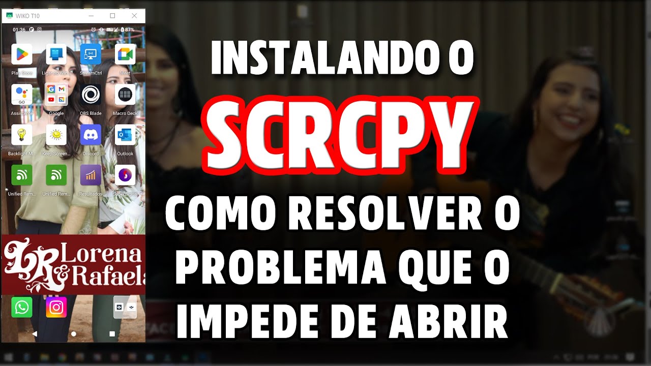Como resolver a falha que impede o SCRCPY de espelhar o celular no computador