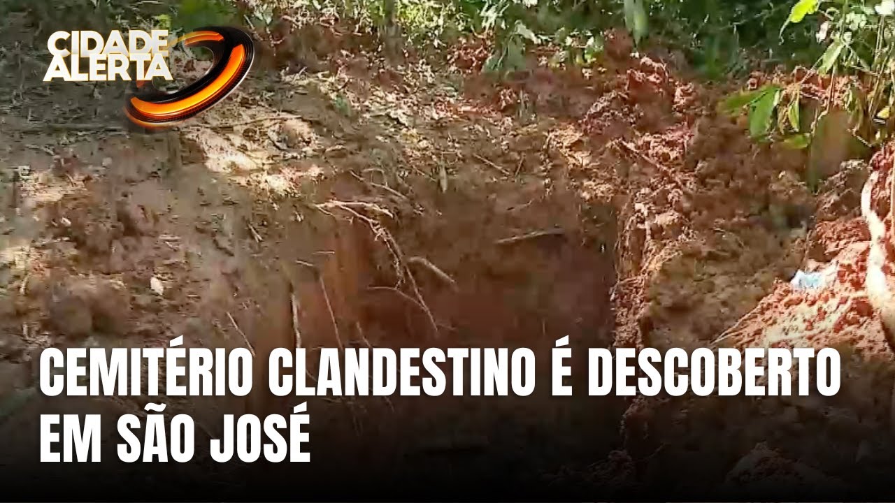 São José: polícia investiga cemitério clandestino de organização criminosa