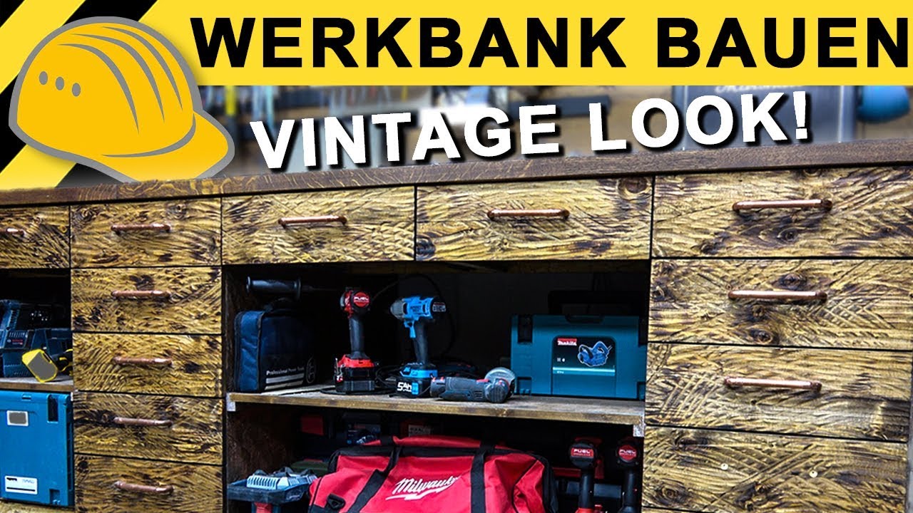 SCH&Ouml;NSTE WERKBANK DER WELT! VINTAGE WERKSTATT bauen | Werkstatt VLOG #03