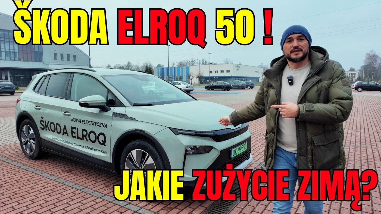 BAZOWA SKODA ELROQ - Zaskakujące zużycie zimą ! 🔋